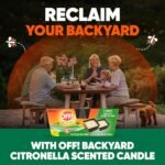 OFF! Citronella Scented Candle for Backyard Ambiance, 8 oz (Pack of 2) - Burns for 25 Hours - Image 2