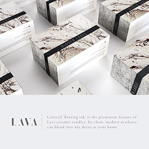 51pOqn348aL._SL500_.jpg Hidden Label Large 14.8oz Vanilla Caramel Candle - 3 Wicks, Soy Wax, Ceramic Jar, Perfect Gift for Women - Image 3