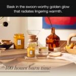Voluspa Baltic Amber Large Candle, 18 oz, 100-Hour Burn Time, Handcrafted Coconut Wax, USA-made. - Image 4