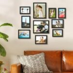 Upsimples 10-Pack Collage Picture Frames for Wall Mounting or Tabletop Display, Various Sizes 8x10, 5x7, 4x6, Black. - Image 4