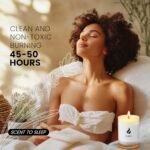 Natur IX Lavender, Basil & Jasmine Scented Candles | Non-Toxic Soy Aromatherapy | 50 Hr Burn Time | 8.3oz Jar with Lid - Image 4