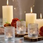 30-Pack Clear Glass Votive Candle Holders for Vintage Centerpieces, Home Decor, and Events. - Image 2