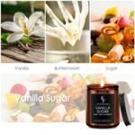 Vanilla Sugar Scented Soy Wax Candles | Aromatherapy Gifts for Men & Women | 7oz - Image 2