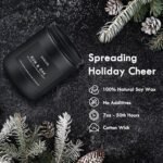 Masculine Scented Candle Set | 4-Pack Aromatherapy Gifts - Teakwood, Whiskey Tobacco, Rum, Cedar - Image 3