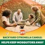OFF! Citronella Scented Candle for Backyard Ambiance, 8 oz (Pack of 2) - Burns for 25 Hours - Image 7