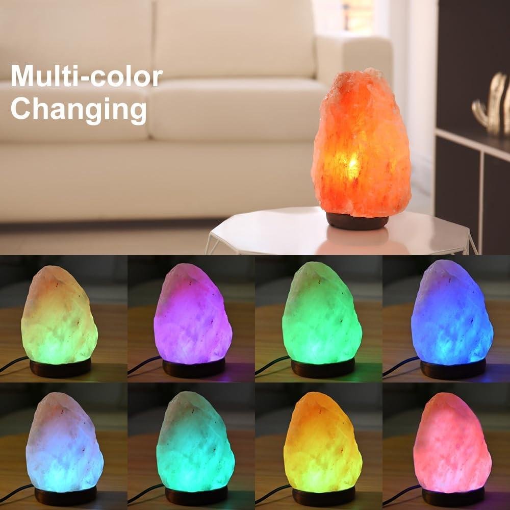 Our Honest Review of the FANHAO Himalayan Salt Lamp with Color Glow