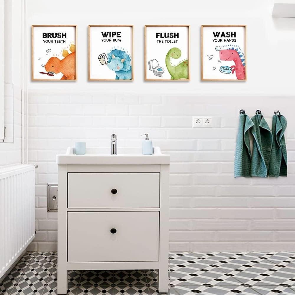 Our review: Dinosaur Bathroom Art That Makes Us Smile