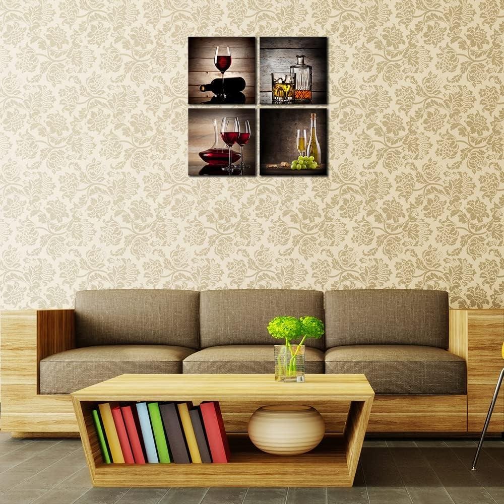 Elevating Our Kitchen space with Wieco Art's Wine Canvas