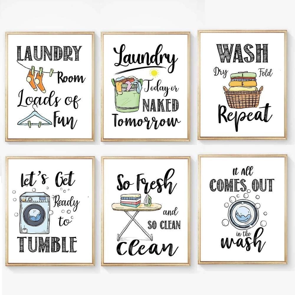 We Review: 6 Witty Laundry signs That Brighten Wash Day
