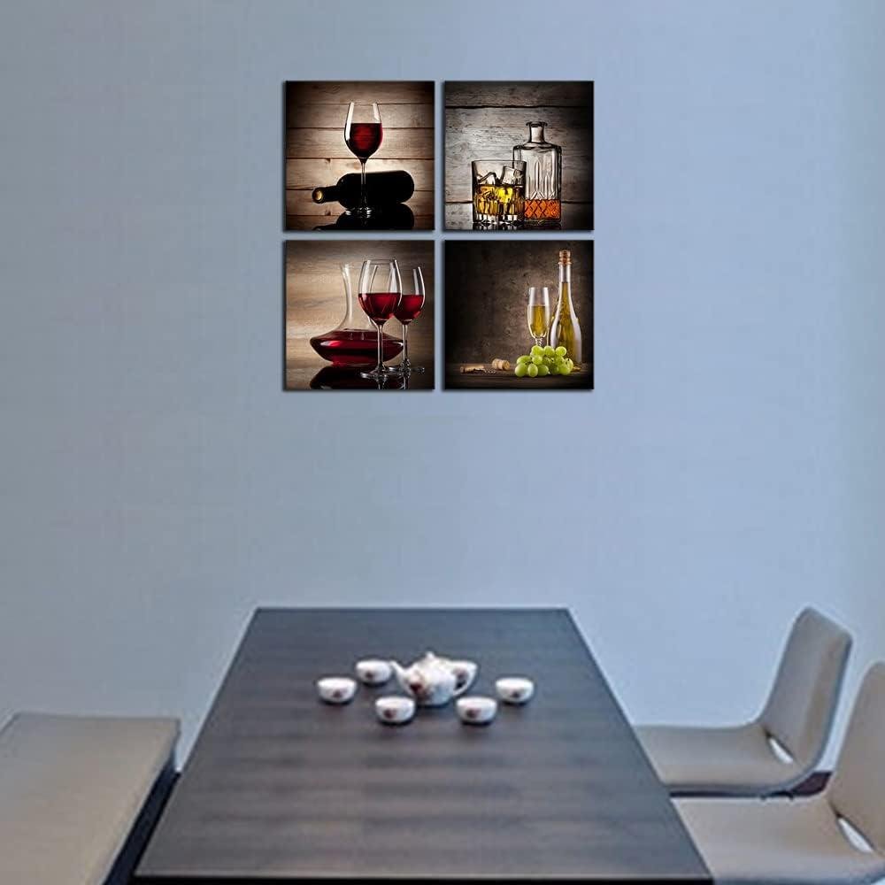 Elevating Our Kitchen Space with wieco Art's Wine Canvas