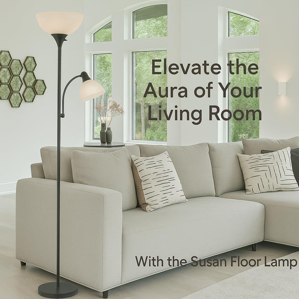 Our Review: Adjustable Black Floor Lamp Brightens Any Room Perfectly