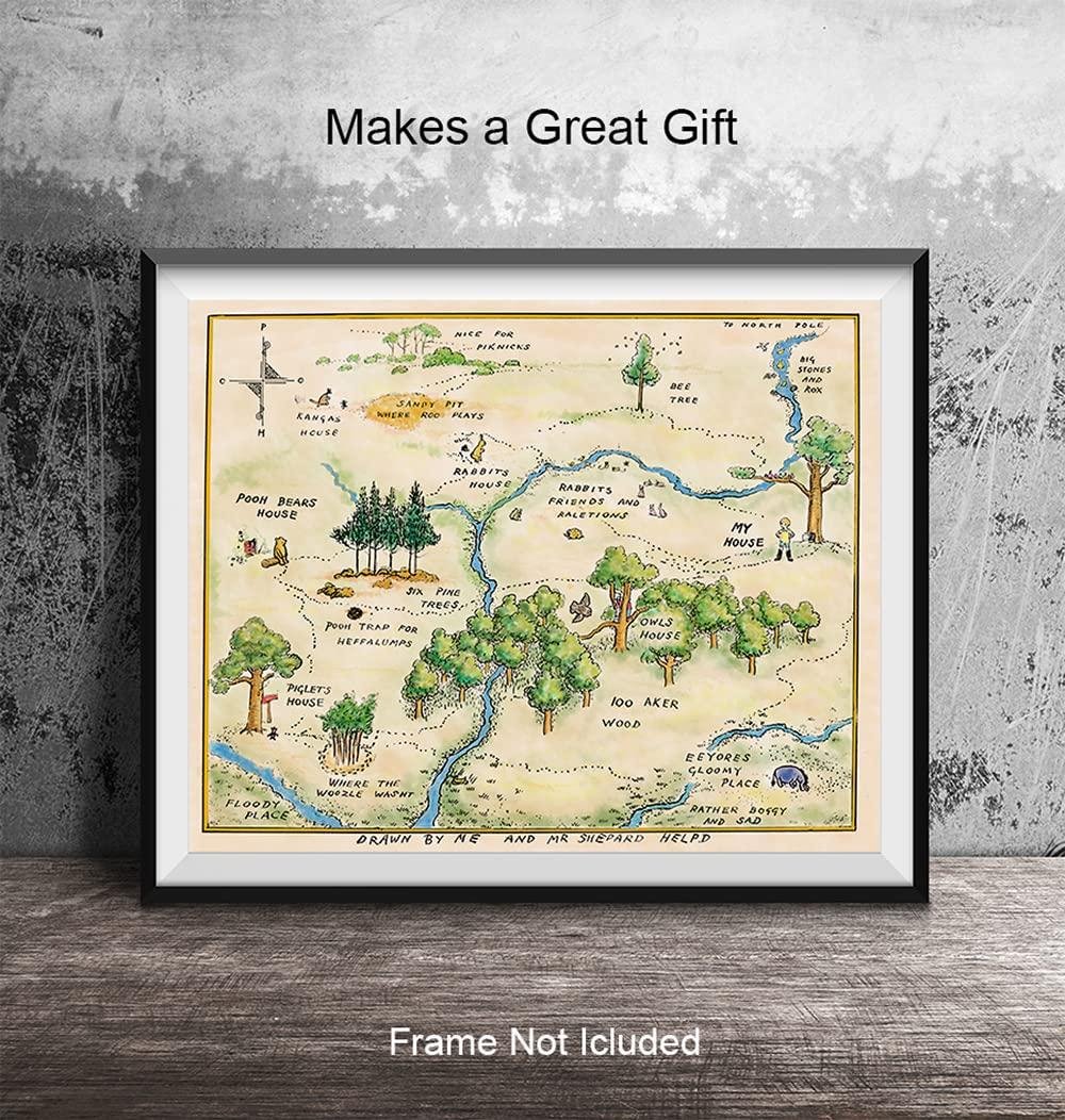 Our Review of the Classic Winnie Pooh Nursery Wall Art