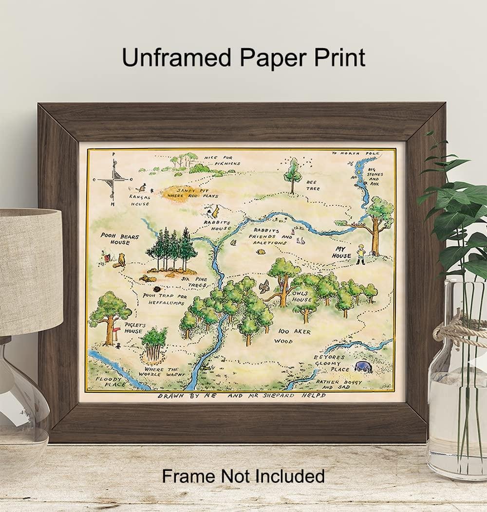 Our Review of the Classic Winnie Pooh Nursery Wall Art