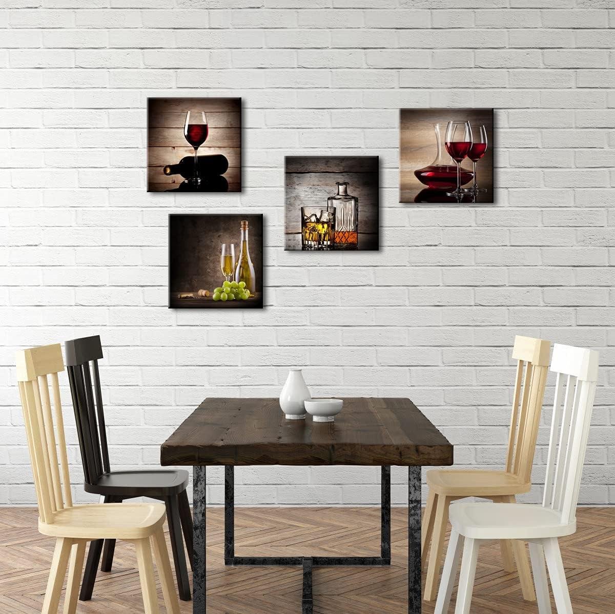Elevating Our Kitchen Space with Wieco art's Wine Canvas