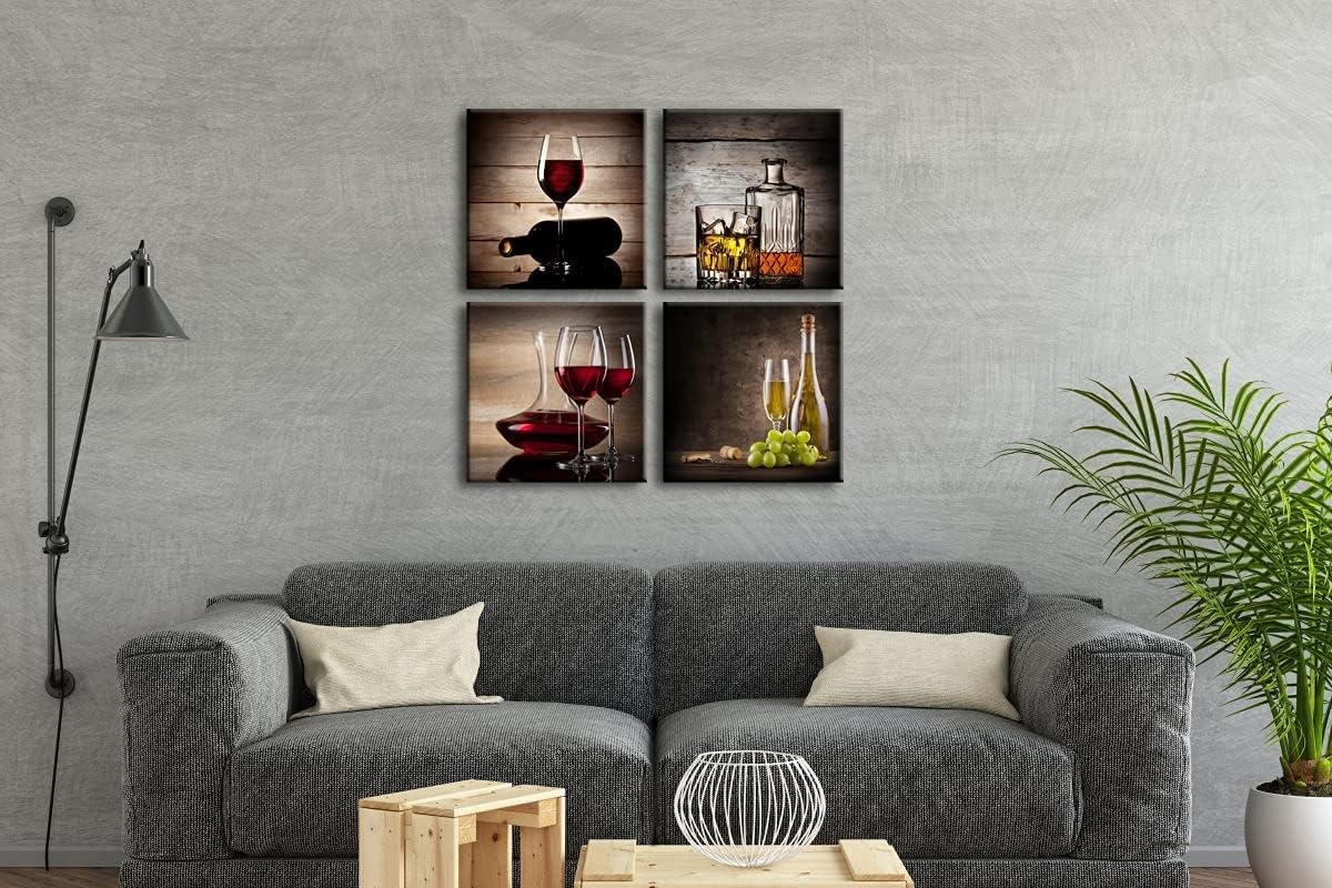 Elevating Our Kitchen Space with Wieco Art's Wine Canvas