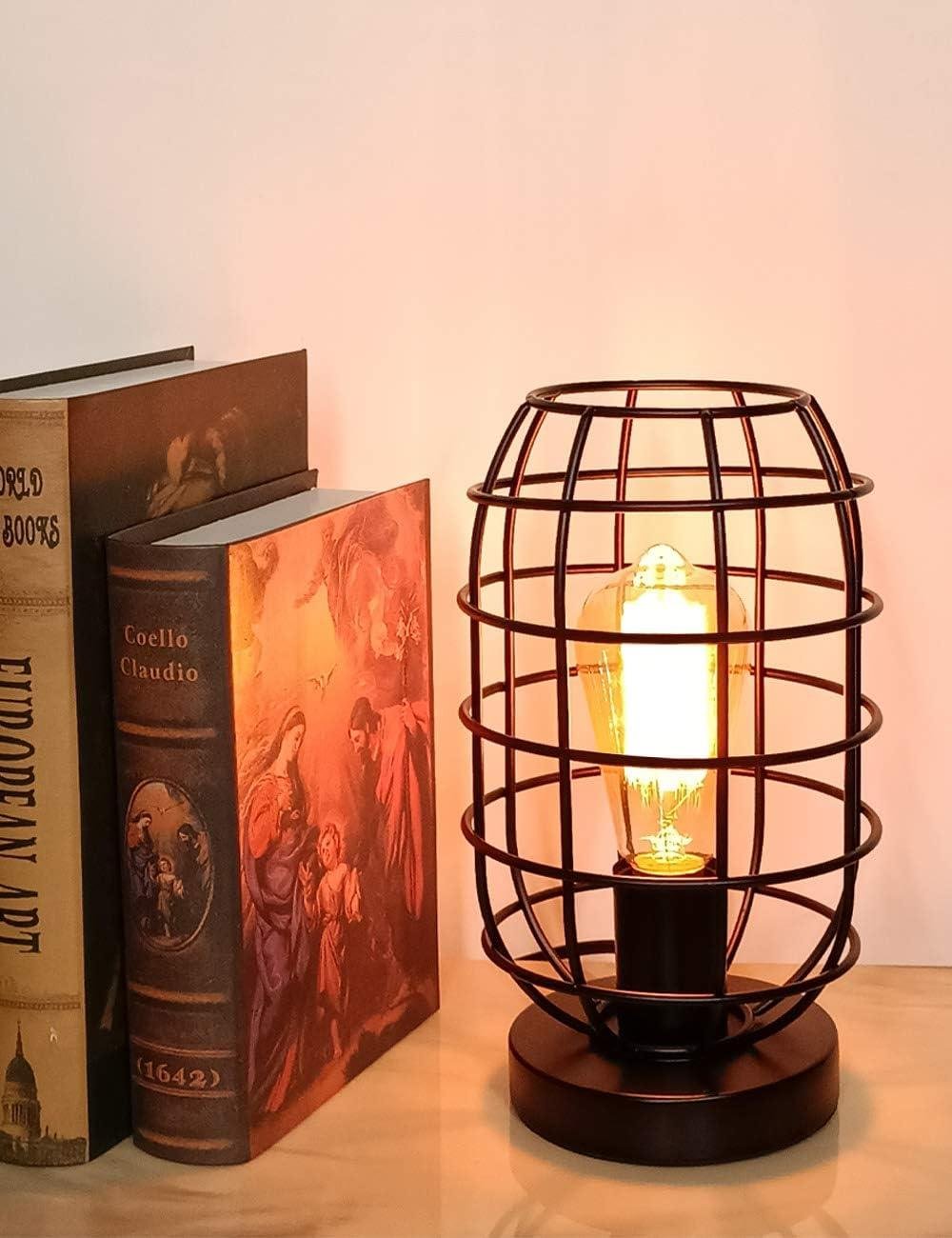 Our Take on the Industrial Vintage Table Lamp with Dimmable Brightness