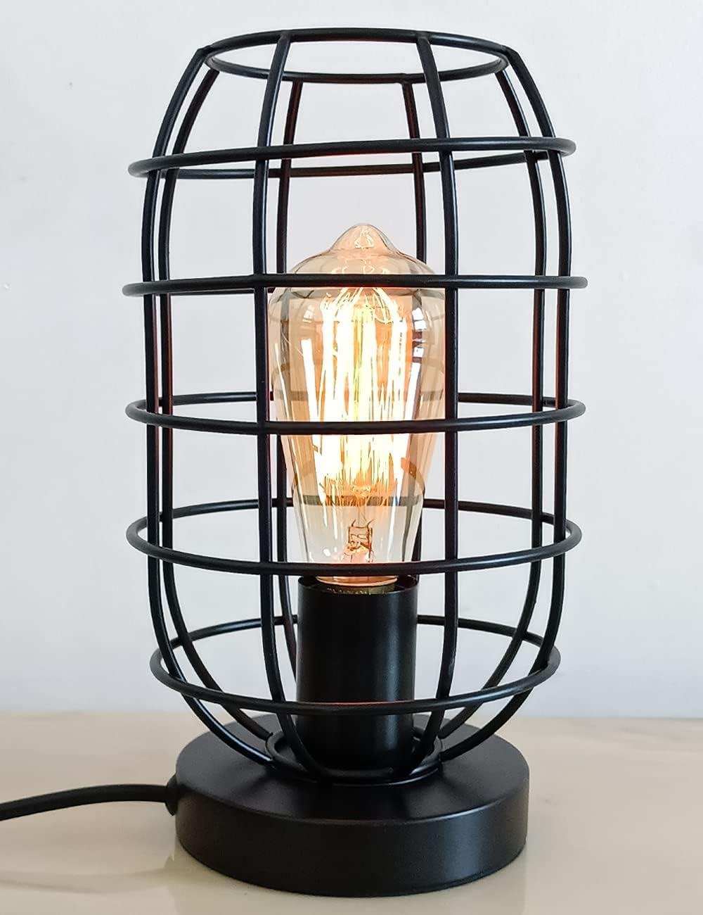 Our Take on the Industrial Vintage Table Lamp with Dimmable Brightness