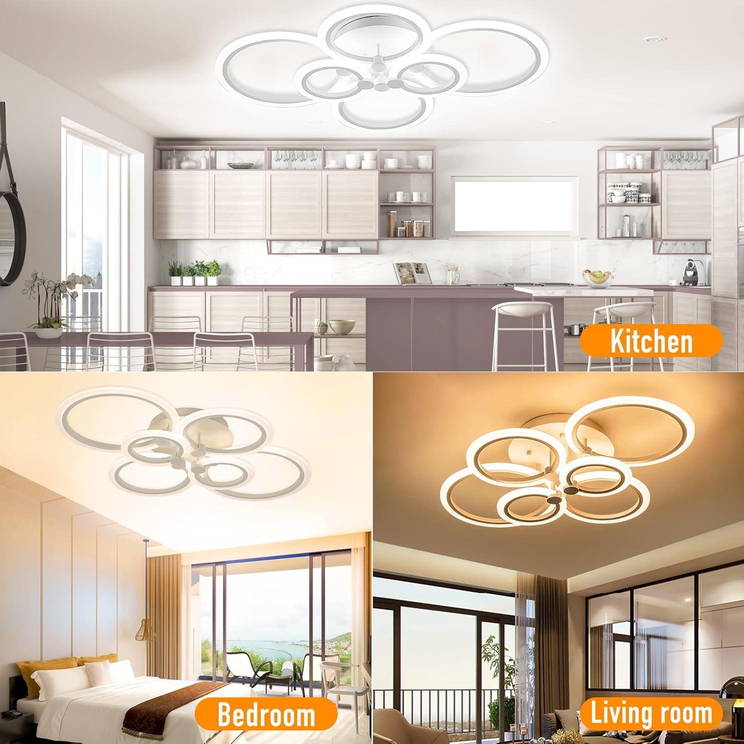 Our Review of SJV Modern Dimmable LED Ceiling Light with Remote