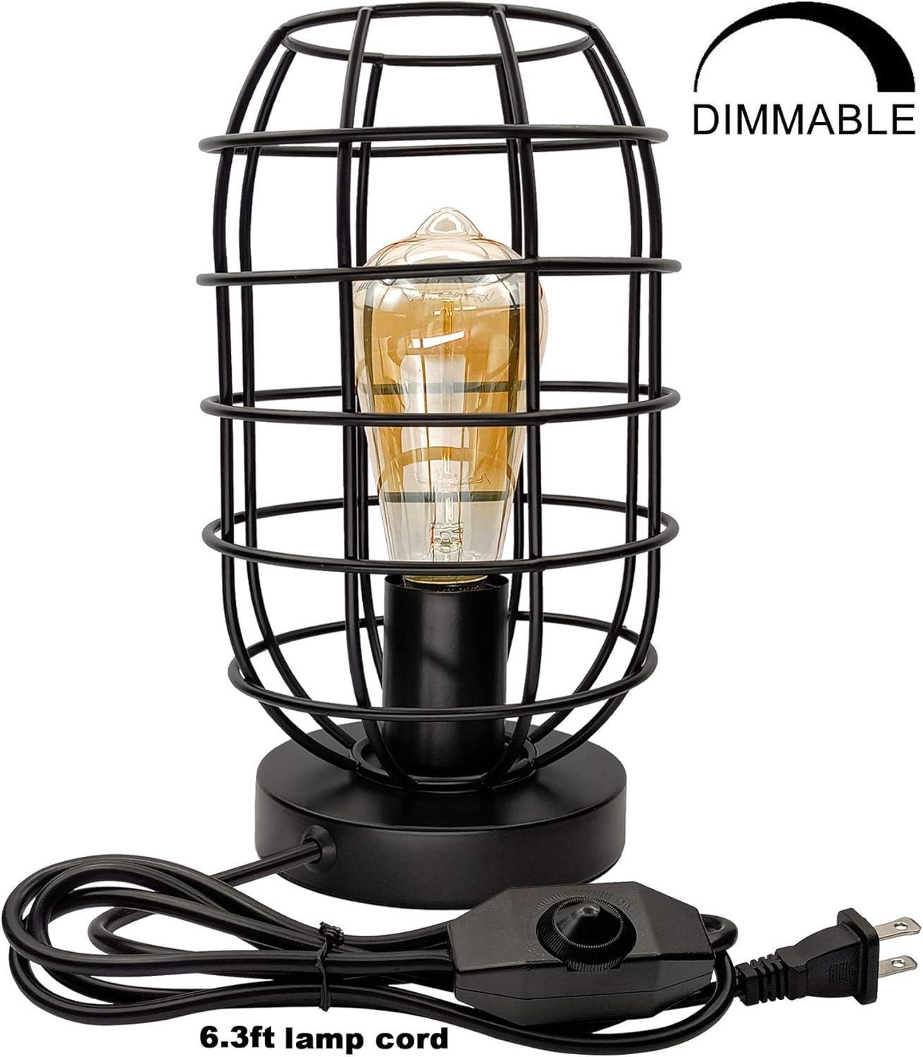 Our Take on the Industrial Vintage Table Lamp with Dimmable Brightness