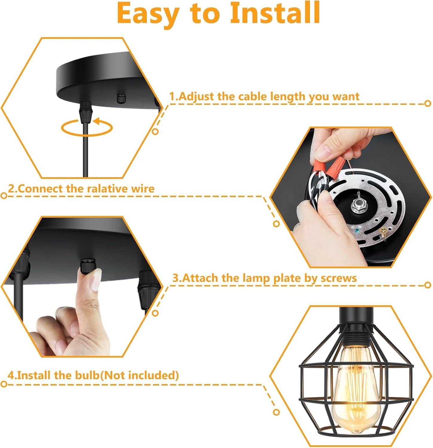 Why We Love the FadimiKoo 3-Light Farmhouse Pendant Lamp
