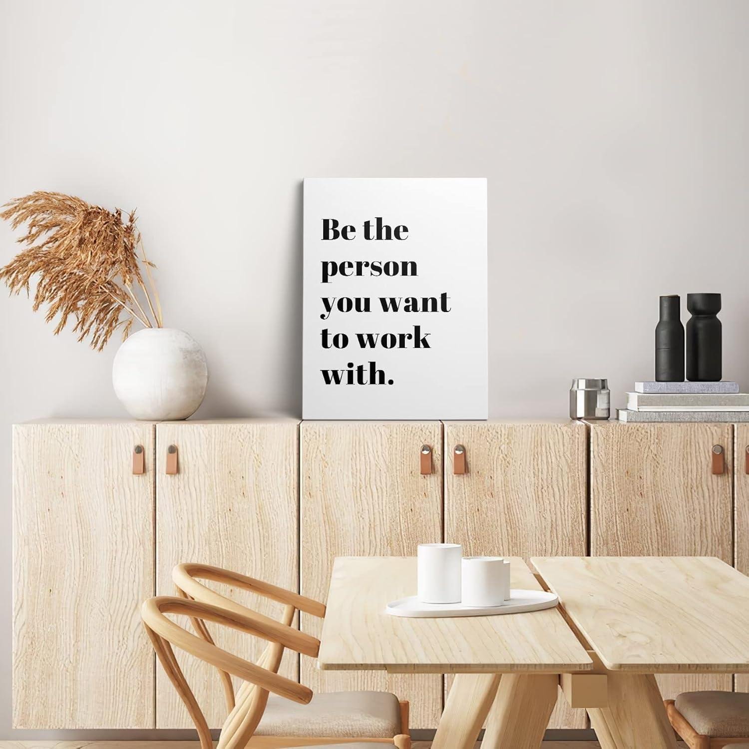 Elevating Our Workspace: Office Motivational Canvas Art