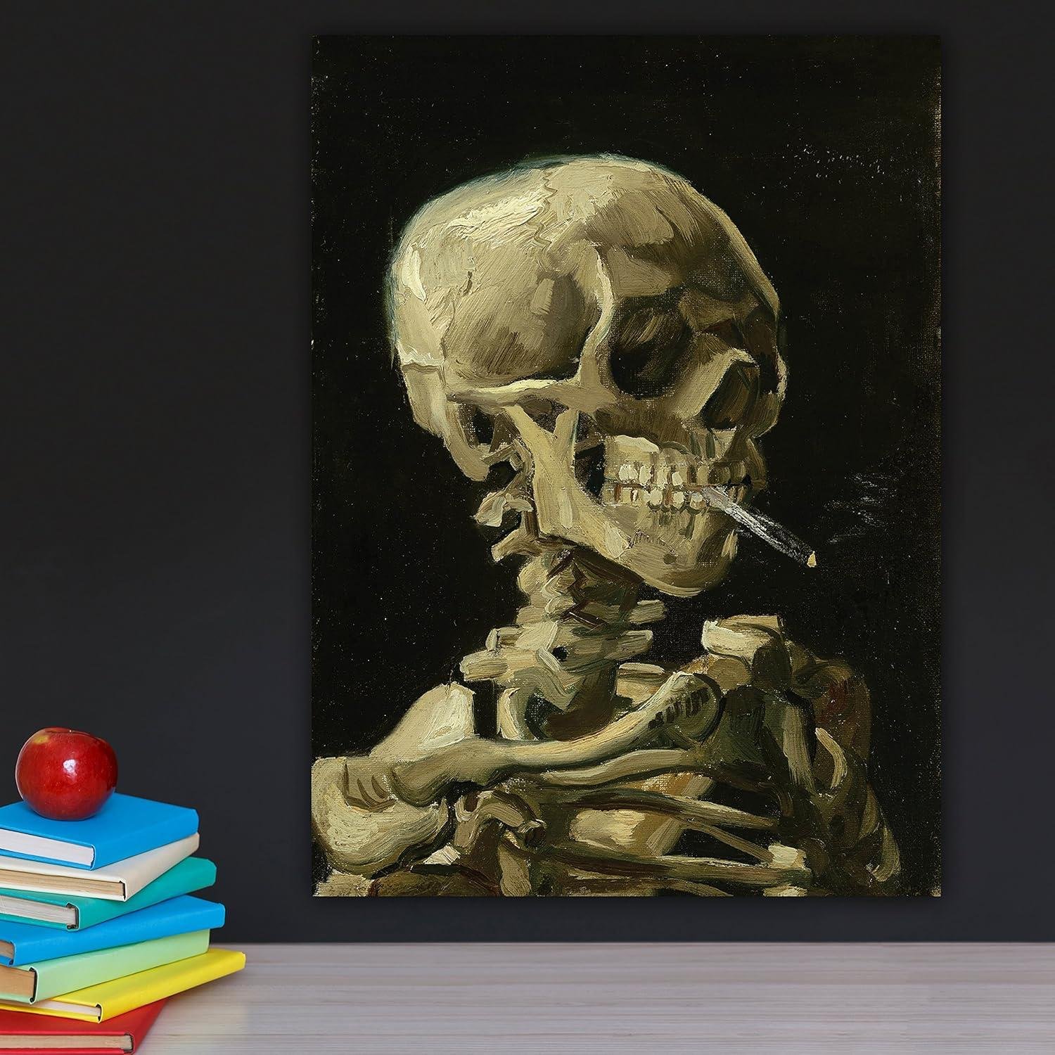 We Review Van Gogh's Smoking Skull Laminated Art Print