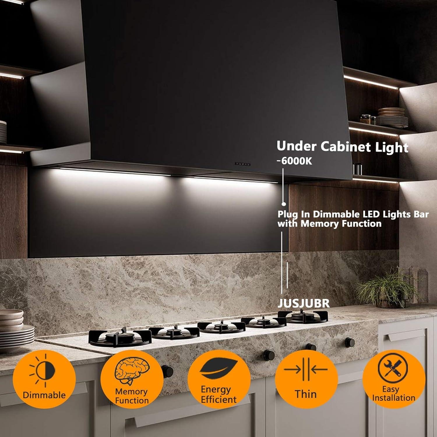 Our Review of the Slim,Dimmable Under Cabinet LED Light bar
