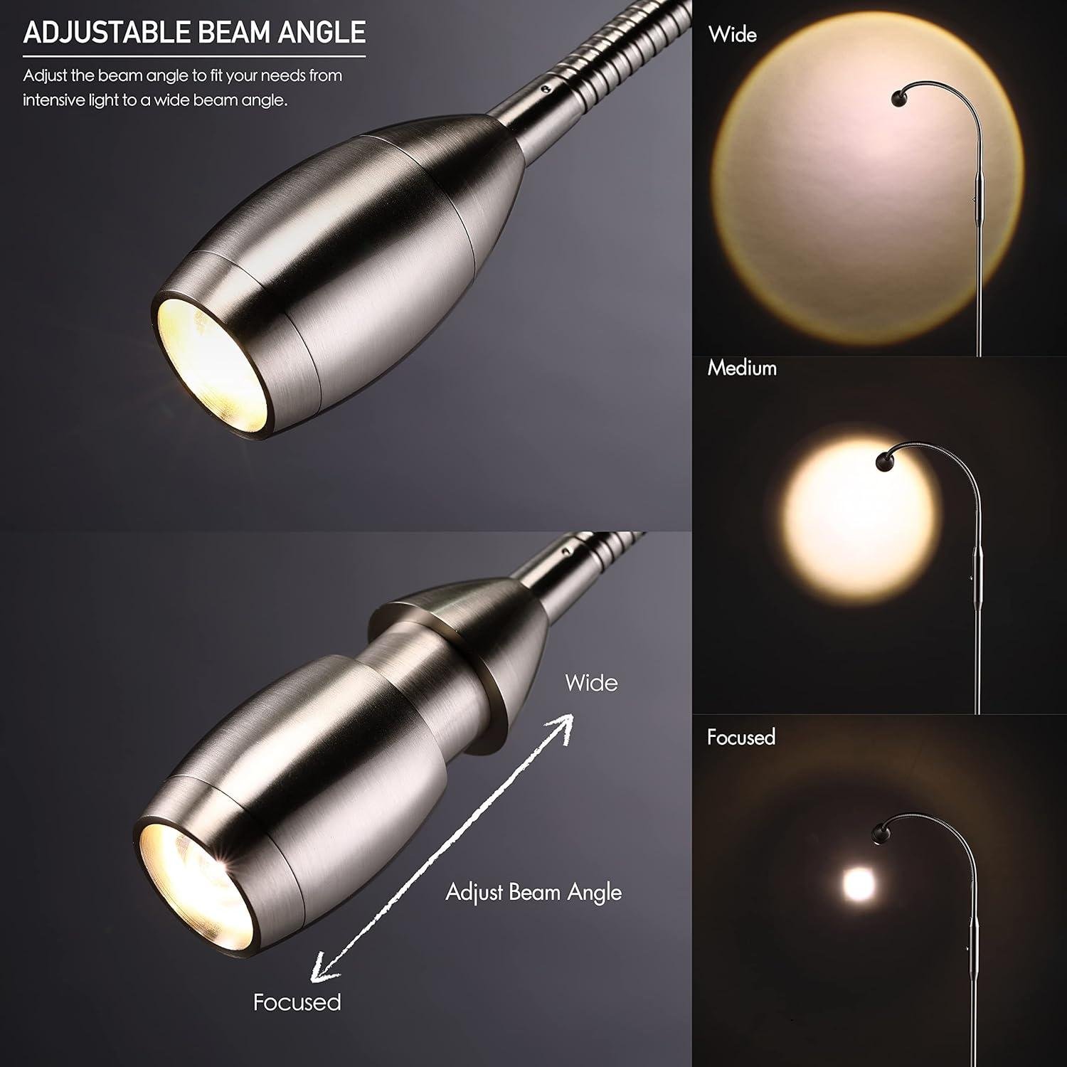 Our Review of the O'Bright Ray: Flexible, Dimmable LED Floor Lamp