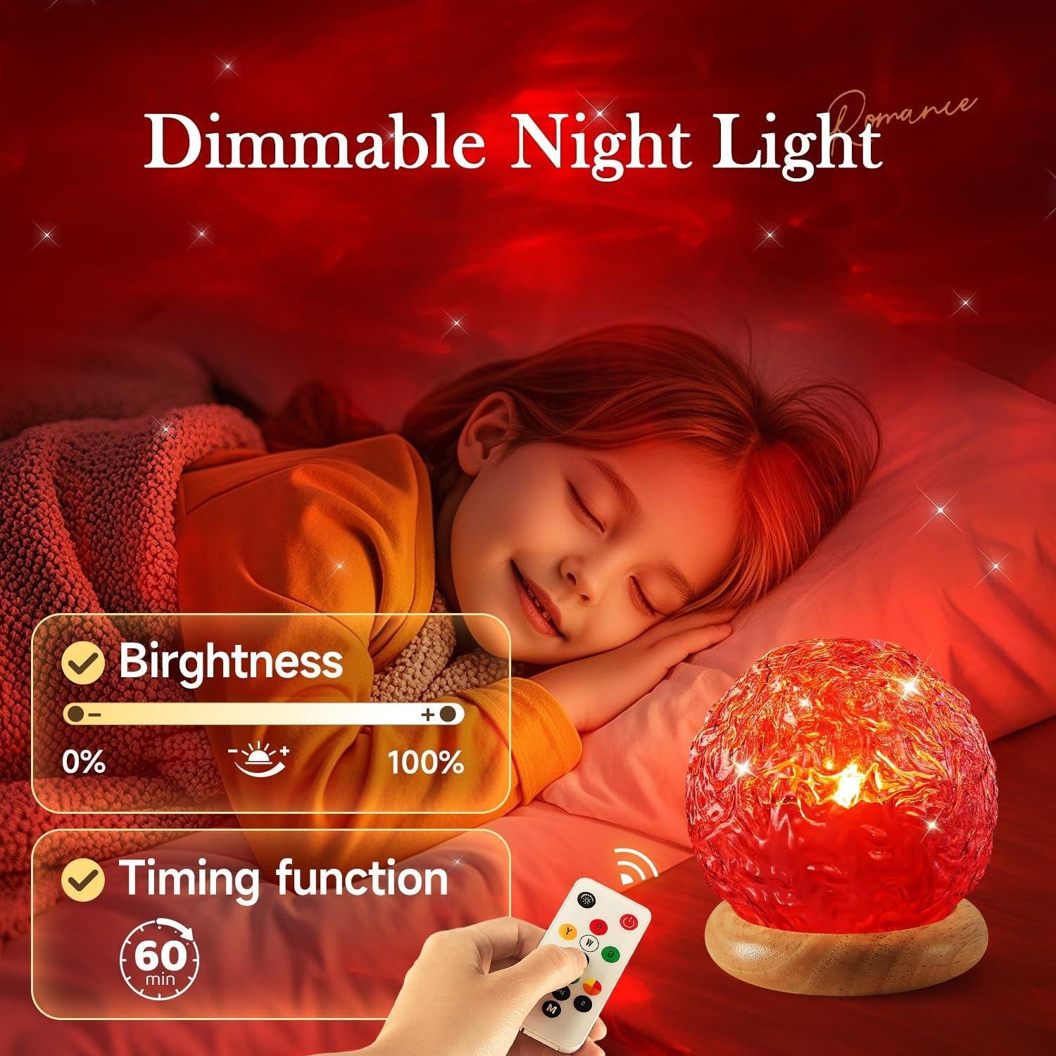 Transforming Our Bedrooms with the Mubarek Crystal Light Projector-216 Modes of Magic!