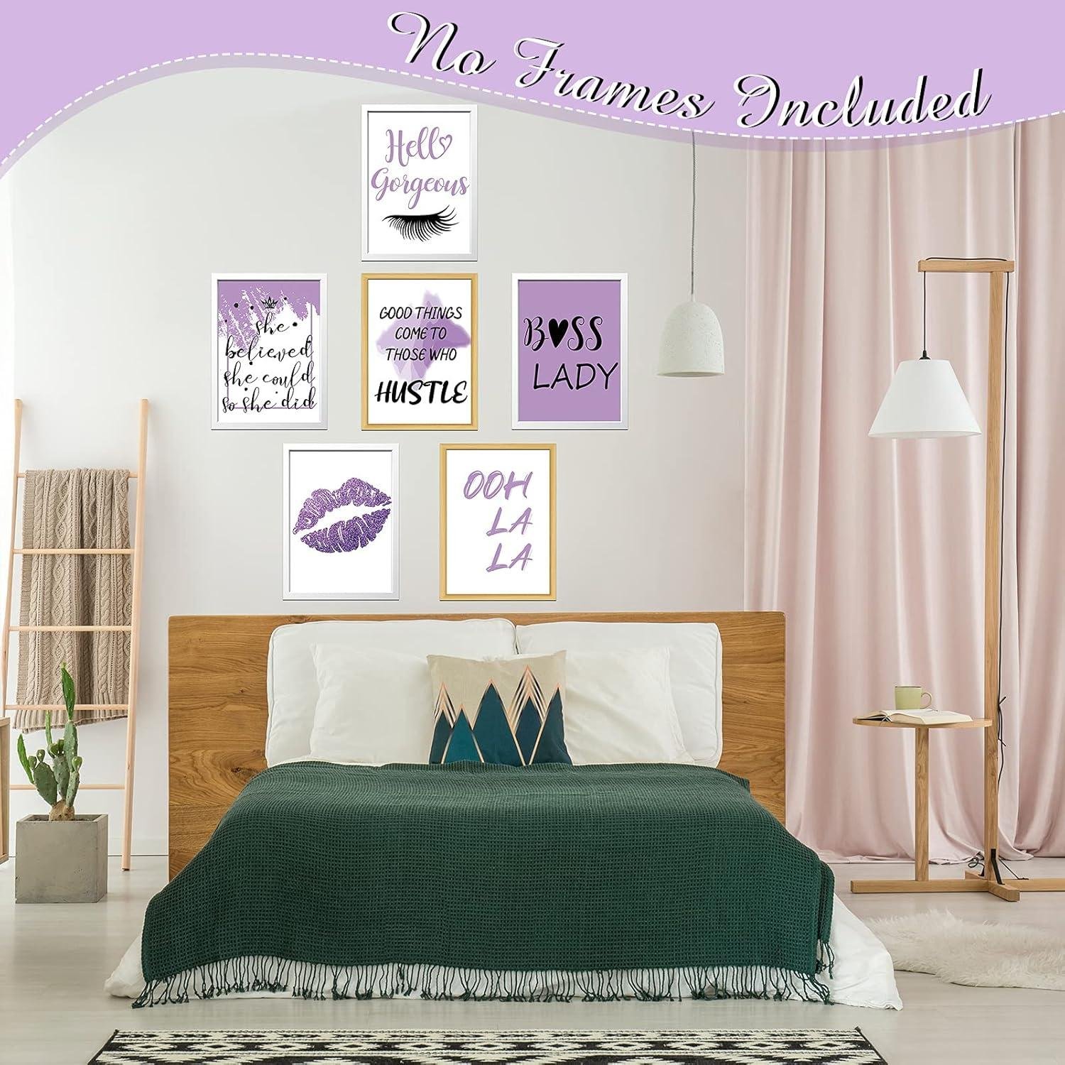 Uplifting Our Space: Clabby's Purple Wall Art Review