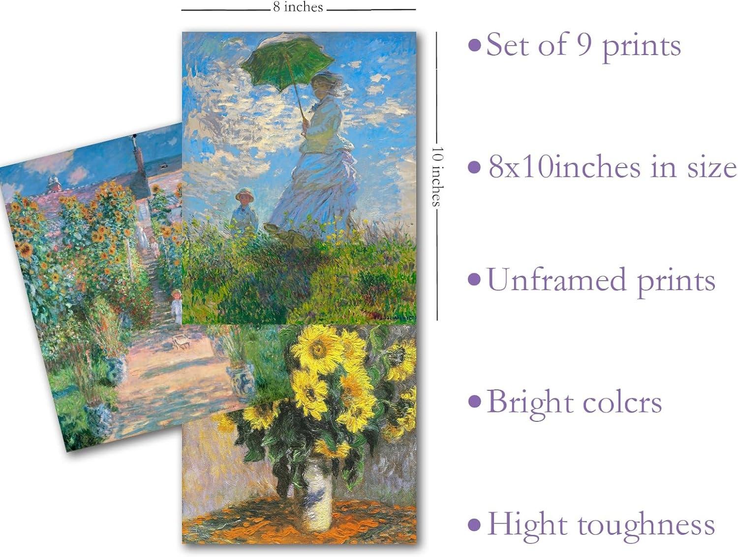 Bringing Monet's Magic Home: our Review of 9-piece Water Lilies Art Prints