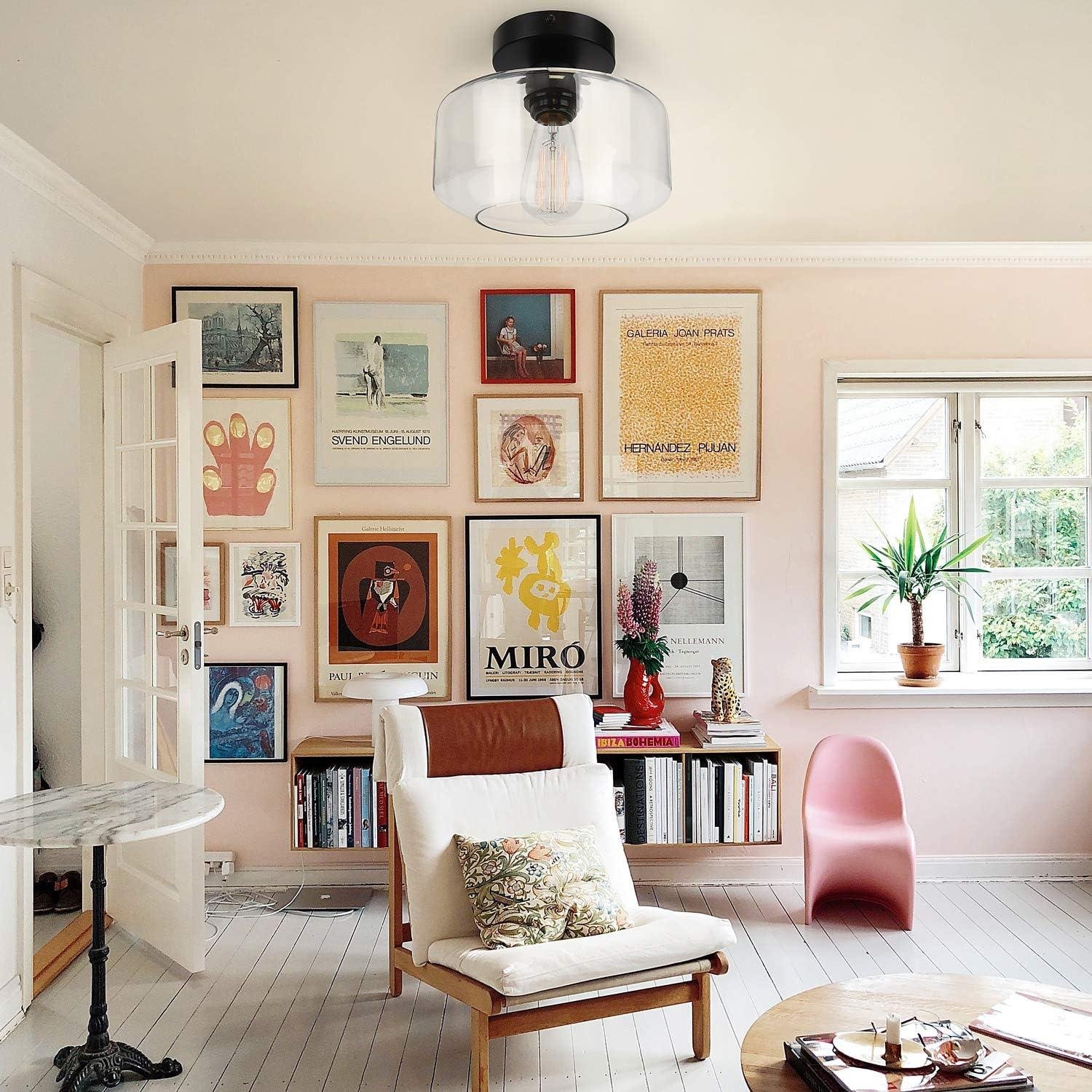 Our Honest Review of the MAXvolador Vintage Semi-Flush Ceiling Light