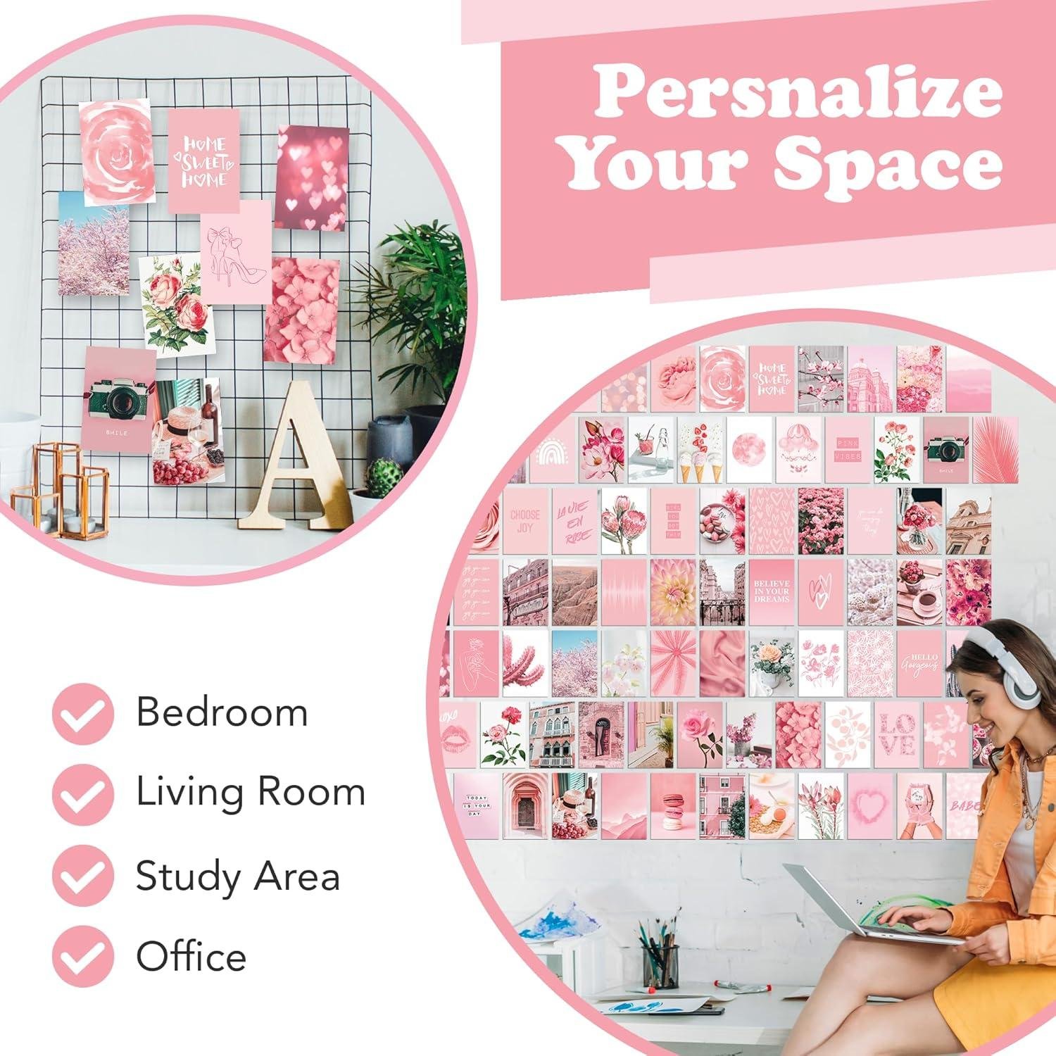 We Review: Artivo's Pink Aesthetic Wall Collage Kit
