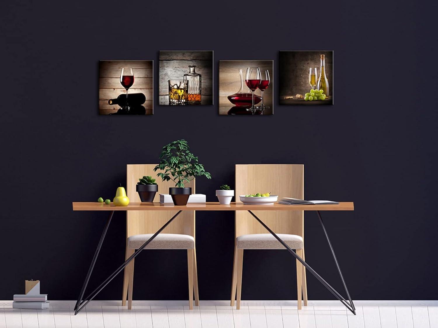 Elevating Our Kitchen Space with Wieco Art's Wine Canvas