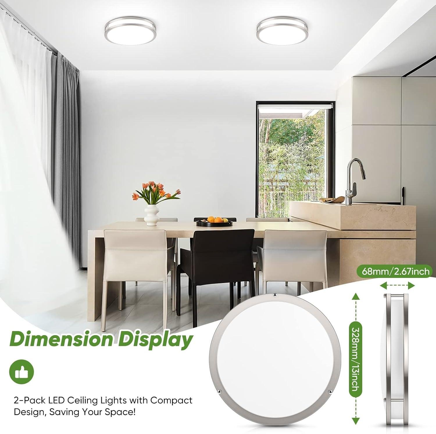 Our Review: Bright & Versatile 36W Dimmable LED Ceiling Lights
