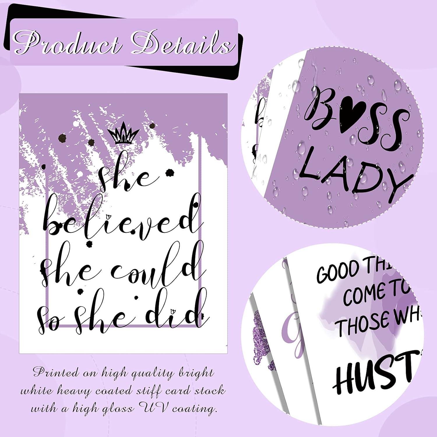 uplifting Our Space: Clabby's Purple Wall Art Review