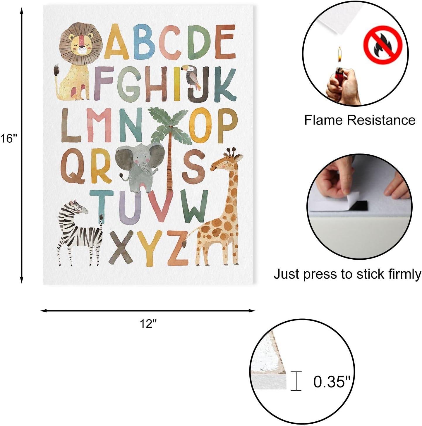 Our review: Boho Safari ABC poster That Quiets Rooms