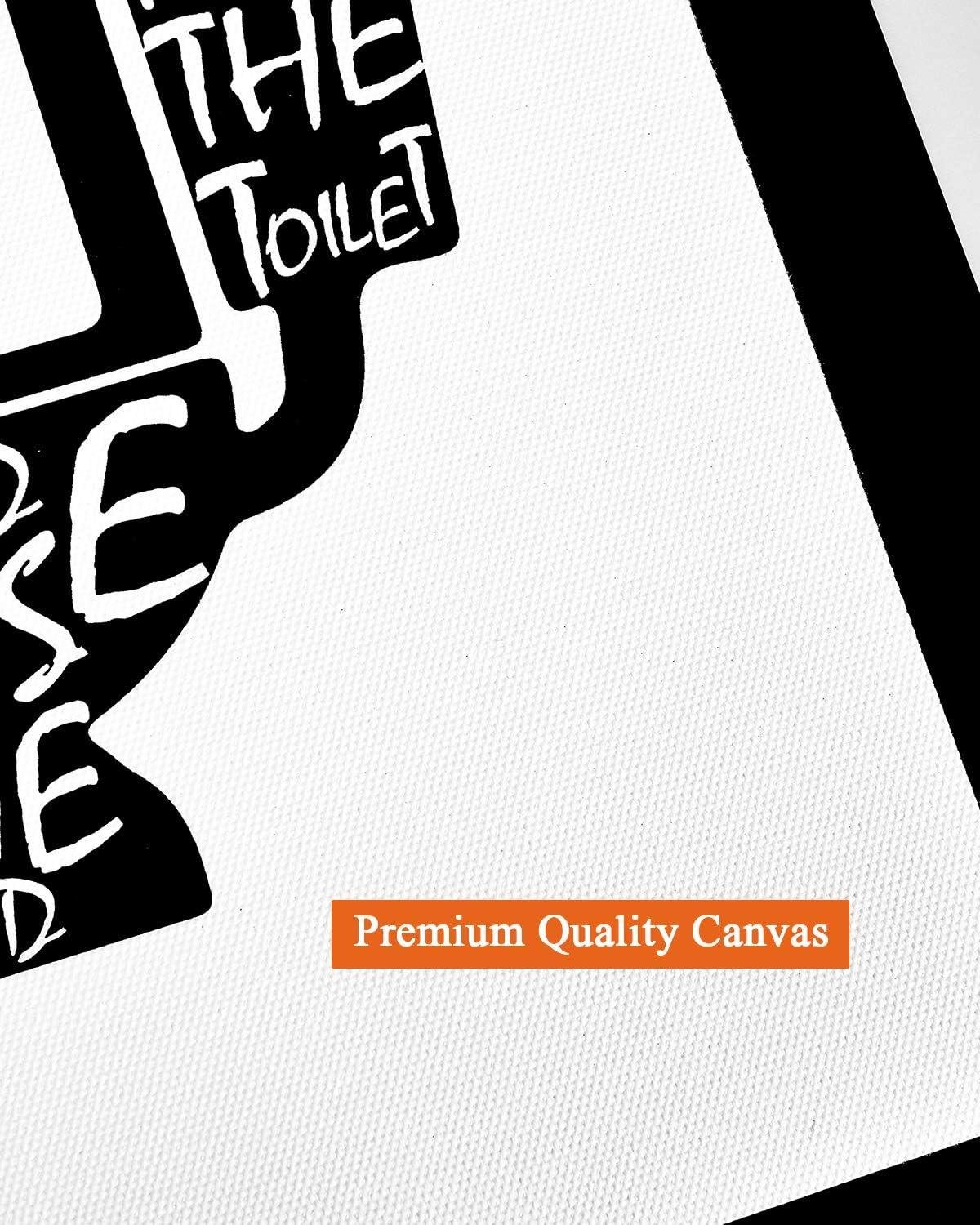 We Review: Joysnana's Hilarious Bathroom Wall Art Set