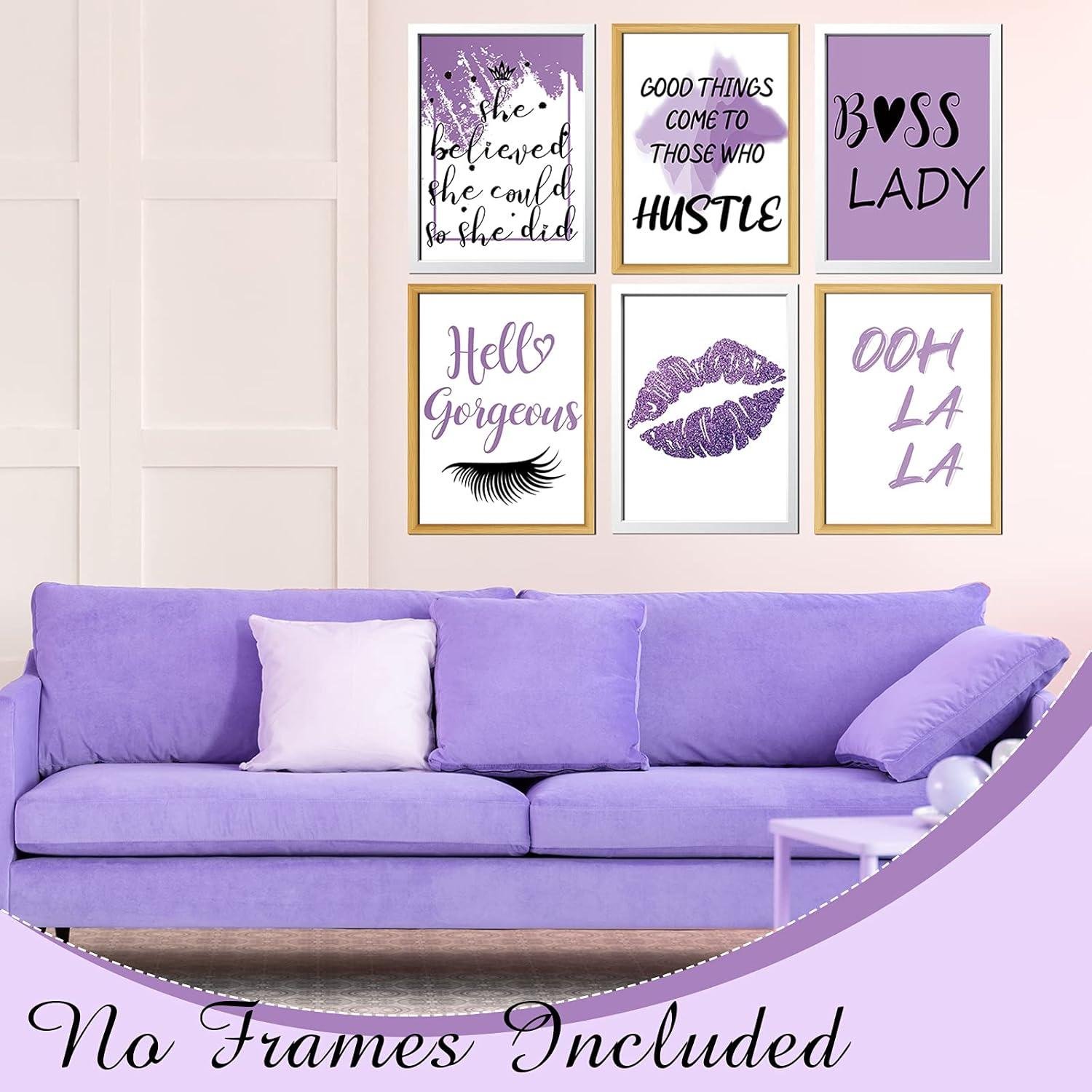 Uplifting Our Space: Clabby's Purple Wall Art Review