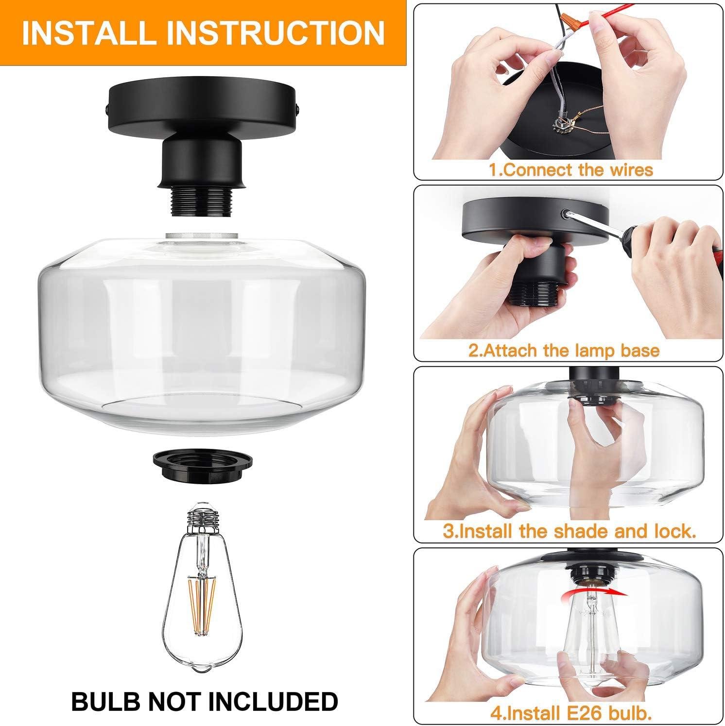 Our Honest Review of the MAXvolador Vintage Semi-Flush Ceiling Light