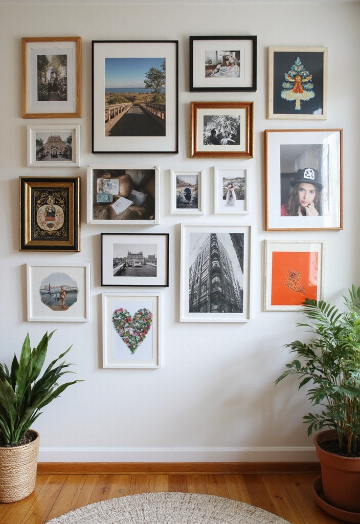10 Eclectic Room Makeovers That Will Make You Rethink Your Space! - 5. Art Lover’s Paradise: Gallery Wall Dreams