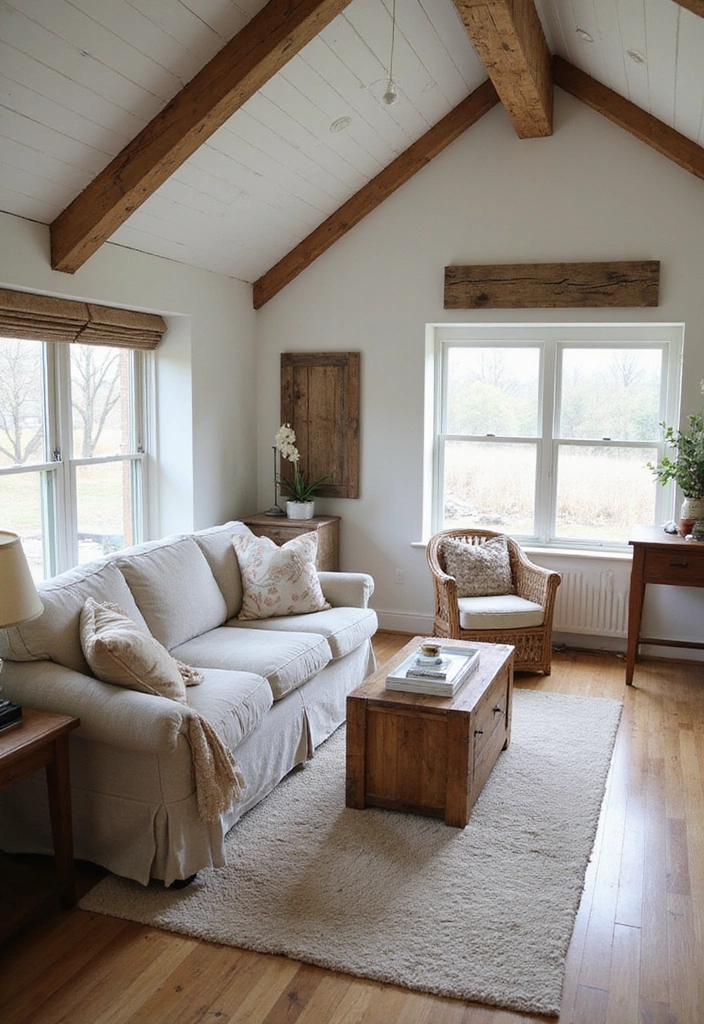 10 Eclectic Room Makeovers That Will Make You Rethink Your Space! - 6. Farmhouse Fresh: Rustic Warmth