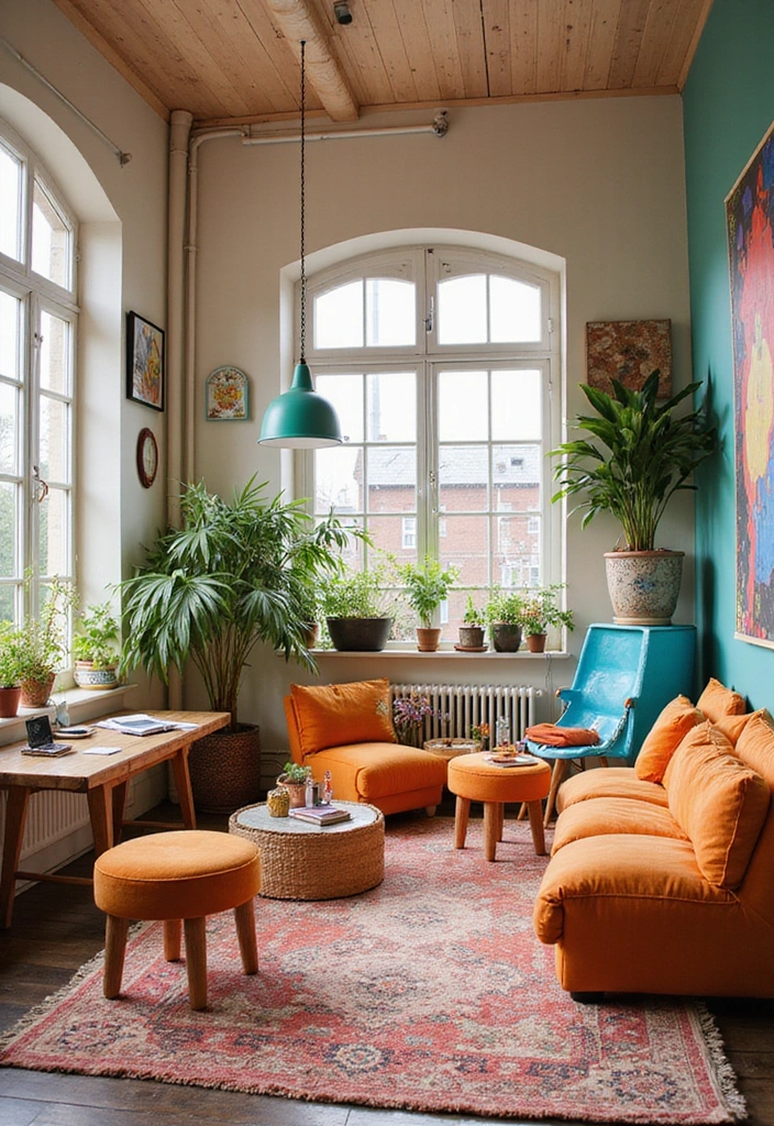 10 Eclectic Room Makeovers That Will Make You Rethink Your Space! - 9. Color Pop: Bright and Bold