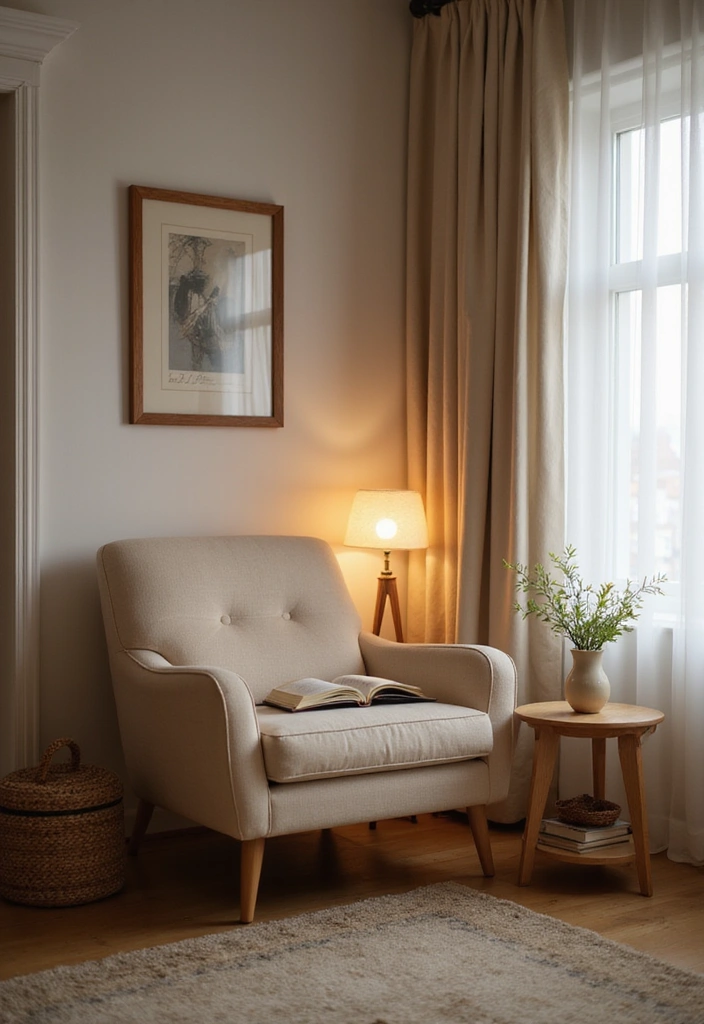 10 Minimalist Bedroom Decor Ideas That Will Transform Your Space Instantly! - 10. Create a Cozy Reading Nook