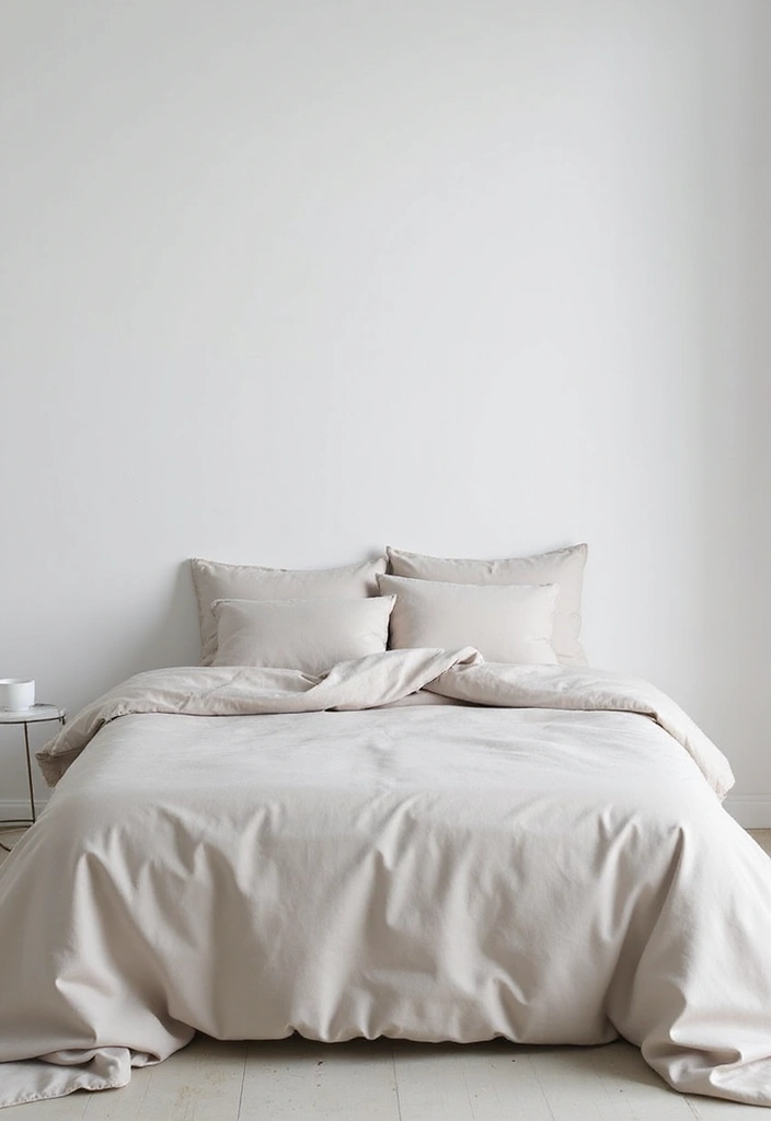 10 Minimalist Bedroom Decor Ideas That Will Transform Your Space Instantly! - 8. Simplify Your Bedding