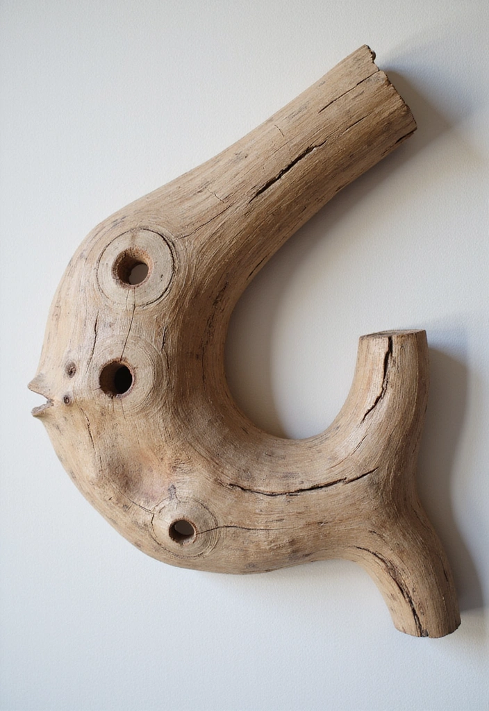 10 Nautical Wood Wall Art Ideas That Will Transform Your Space into a Coastal Paradise! - 1. Driftwood Delight: Rustic and Unique