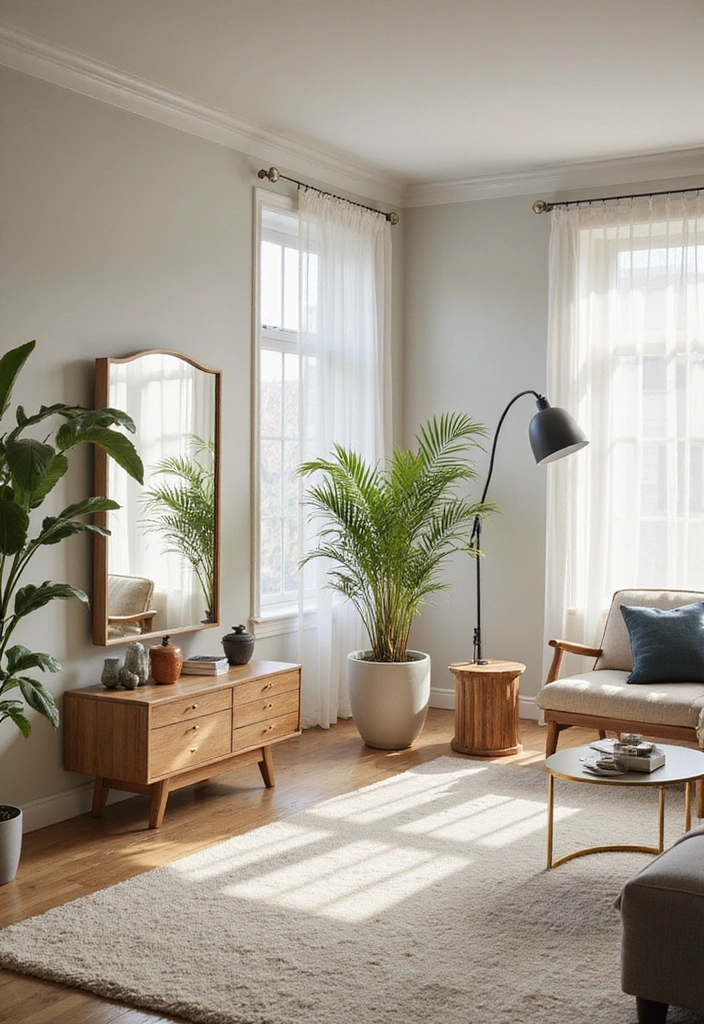 14 Scandinavian Design Tips That Will Transform Your Home into a Cozy Haven! - 9. Use Mirrors to Enhance Light