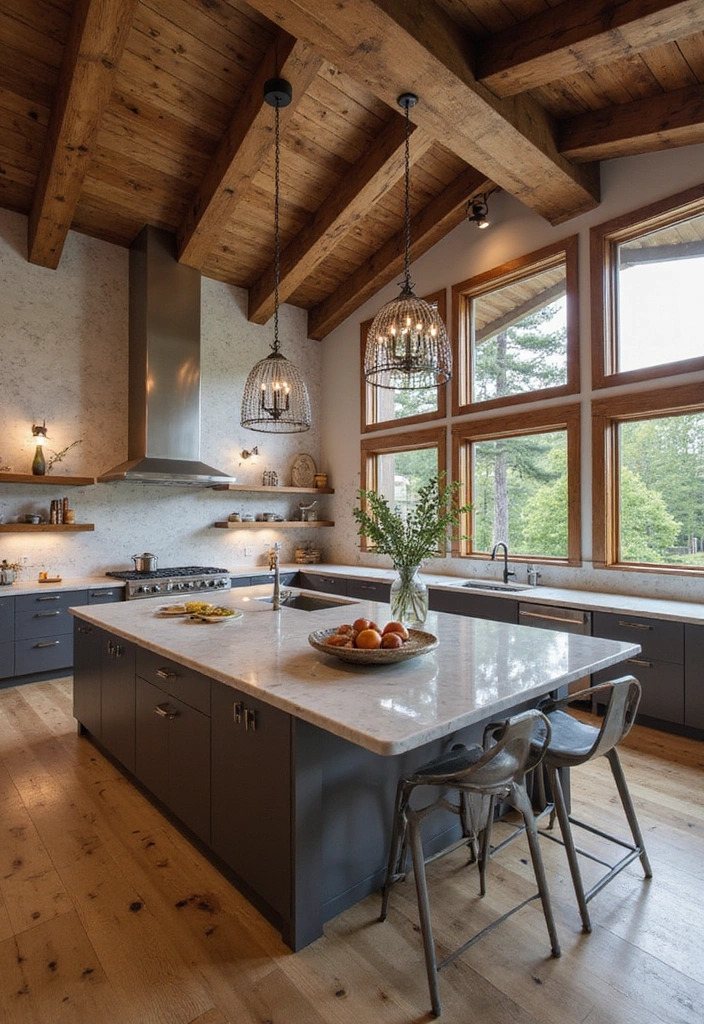 15 Jaw-Dropping Barndominium Decor Ideas You Need to See to Believe! - 2. Modern Metal Accents
