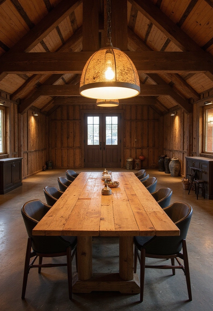 15 Jaw-Dropping Barndominium Decor Ideas You Need to See to Believe! - 5. Statement Lighting