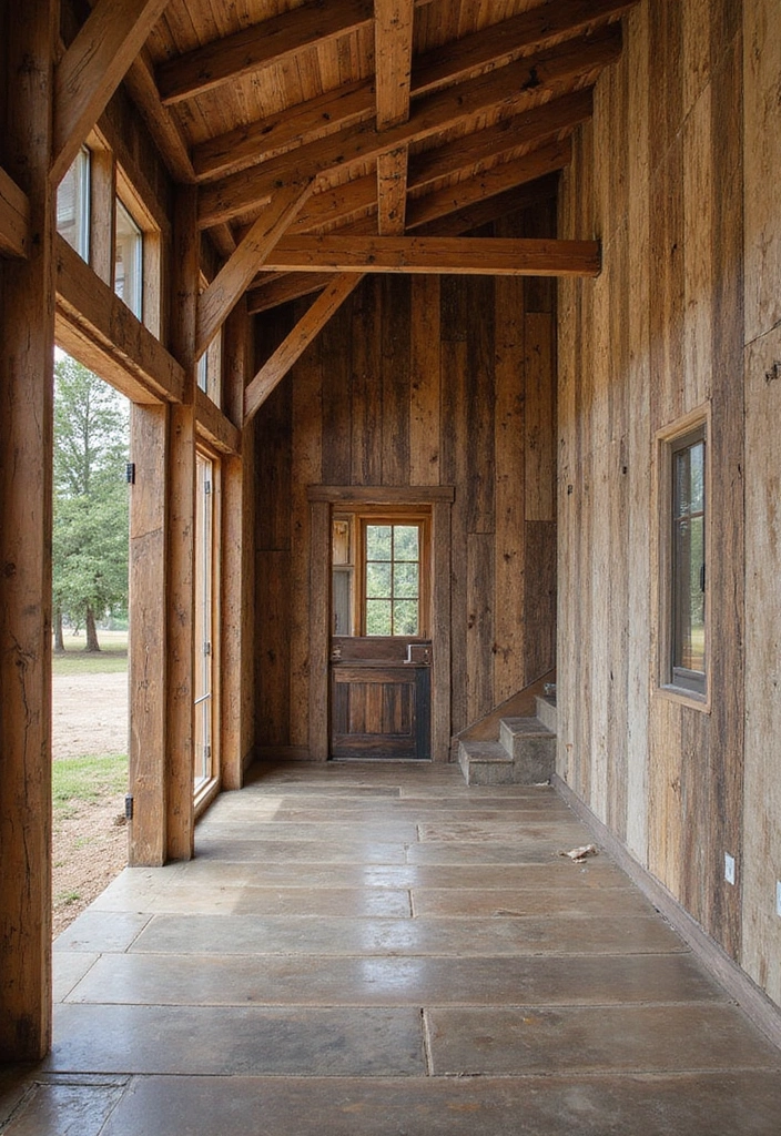 15 Jaw-Dropping Barndominium Decor Ideas You Need to See to Believe! - 9. Unique Wall Treatments